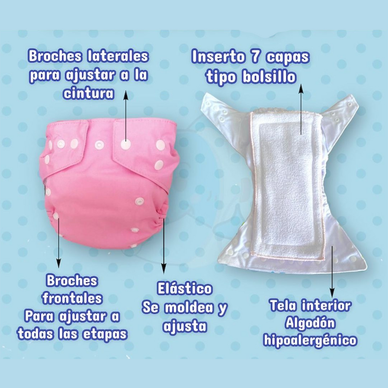 PAÑAL ECOLOGICO 1002 LOS CHIROS DE MARIA