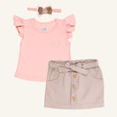 CONJUNTO SHORT BEBE NIÑA 1785 LOS CHIROS DE MARÍA JOSÉ