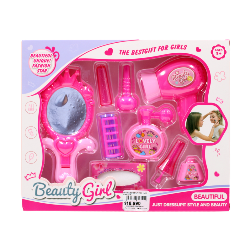 SET BELLEZA BEAUTY PEQ 10403 PLASTICOS