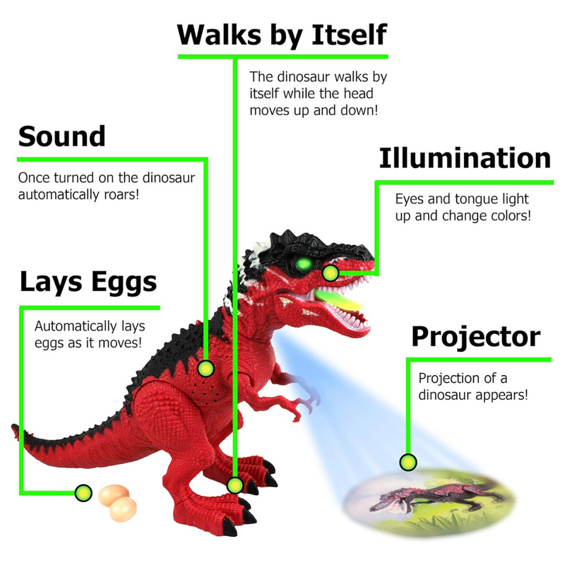 TIRANOSAURIO LUZ Y SONIDO 4597 PLASTICOS