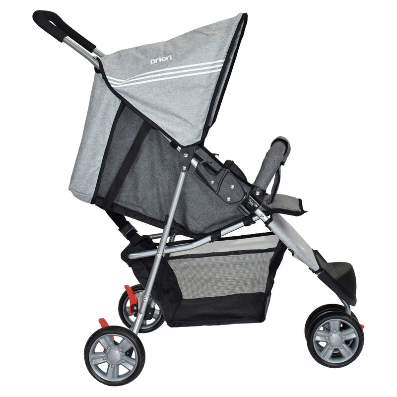 COCHE JOGGER + PAÑALERA MLN PRIORI GRIS