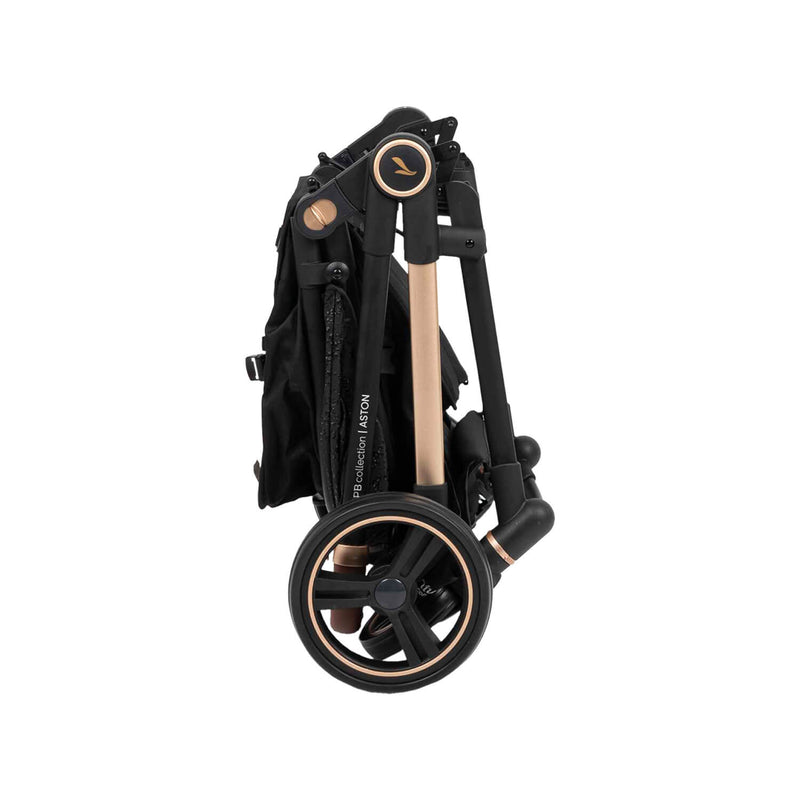 COCHE TIPO CUNA ASTON PREMIUM BABY NEGRO CAFE