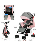 COCHE O18 BABY KAYS ROSADO