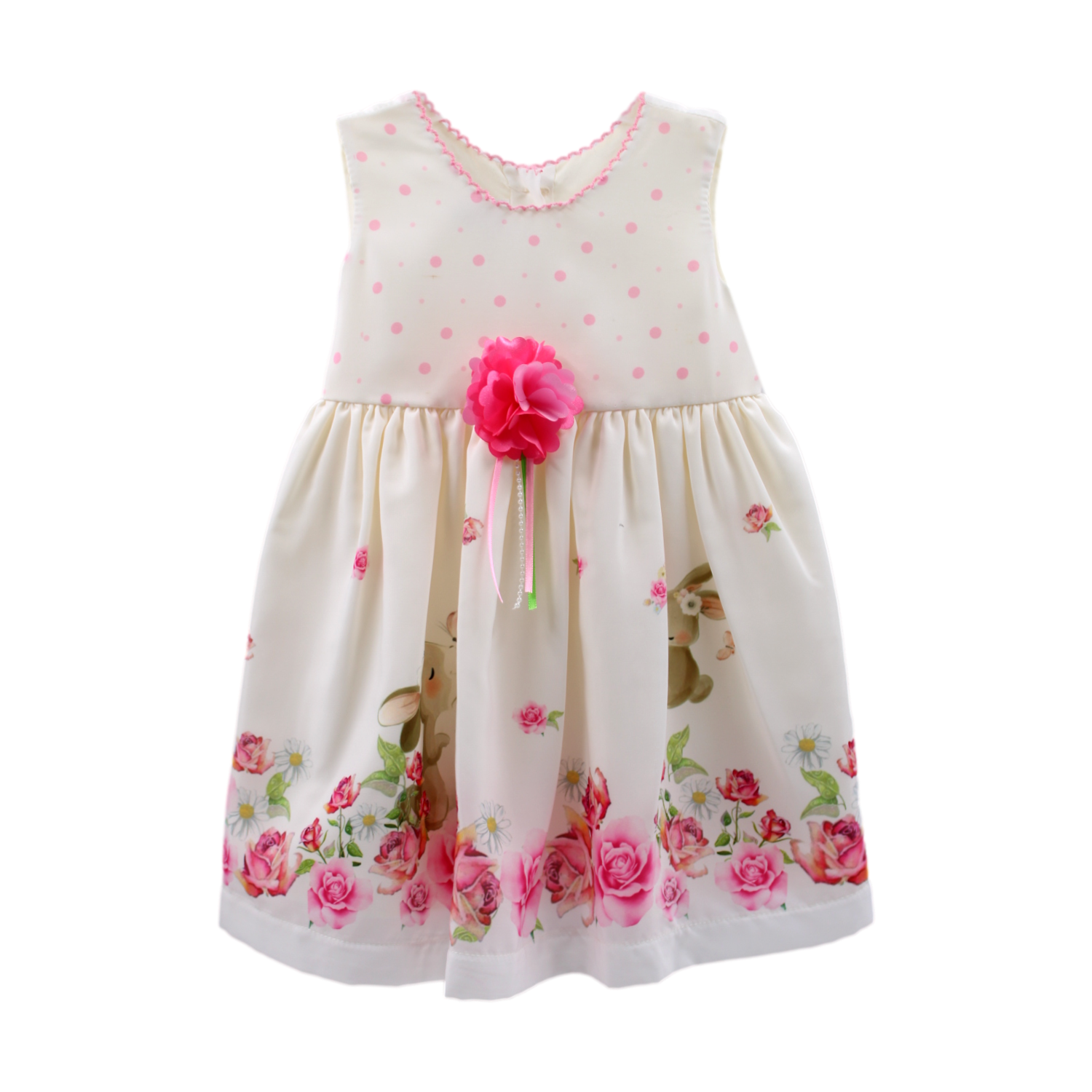 VESTIDO BEBE NIÑA 50076 FOR BABY