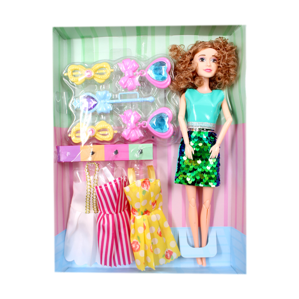 MUÑECA CRESPA LENTEJUELAS 9231 MM