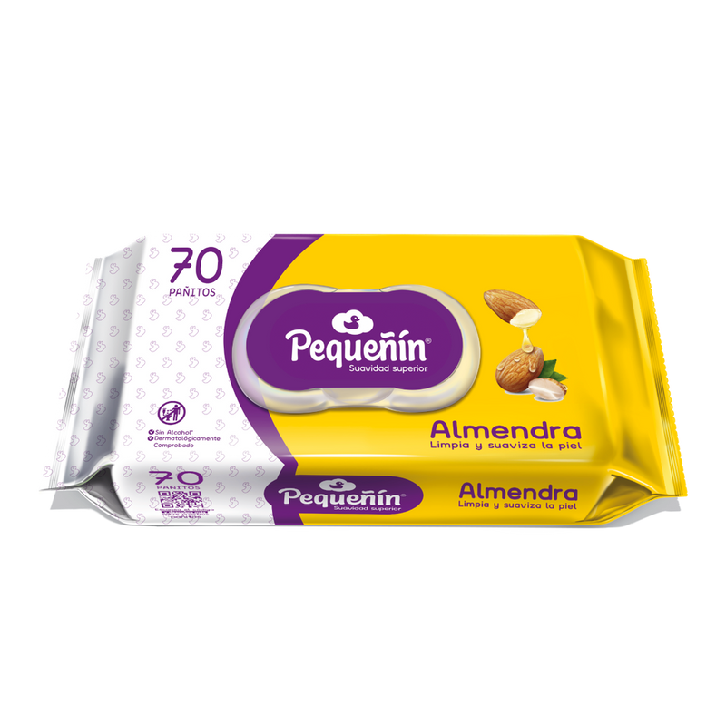 TOALLA HUMEDA ALMENDRA X70 PEQUEÑIN