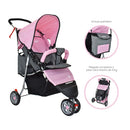 COCHE JOGGER + PAÑALERA MLN PRIORI ROSADO