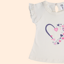 CONJUNTO SHORT BEBE NIÑA 50013 FOR BABY
