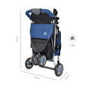 COCHE JOGGER + PAÑALERA MLN PRIORI AZUL