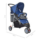 COCHE JOGGER + PAÑALERA MLN PRIORI AZUL