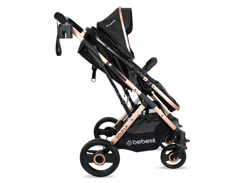 COCHE GOLD LX QB321 - NEGRO BEBESIT