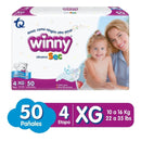 PAÑALES WINNY ULTRATRIM SEC ETAPA 4 X50 UND
