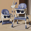 SILLA COMEDOR RUEDAS 1399-2 BABY KAYS AZUL