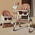 SILLA COMEDOR RUEDAS 1399-2 BABY KAYS SALMÓN