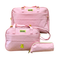 BOLSO PAÑALERA 3 PIEZAS 2102 MUNBE ROSADO