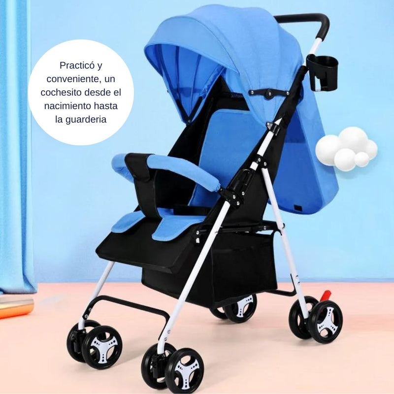 COCHE PASEADOR T016 BABY KAYS ROSADO