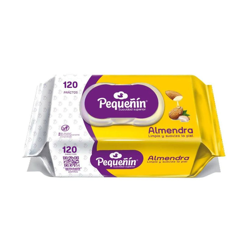 TOALLA HUMEDA ALMENDRA X120 PEQUEÑIN