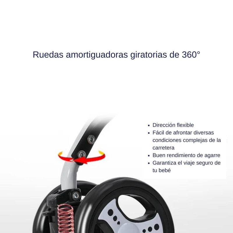 COCHE PASEADOR T016 BABY KAYS AZUL