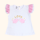 CONJUNTO SHORT BEBE NIÑA 50026 FOR BABY