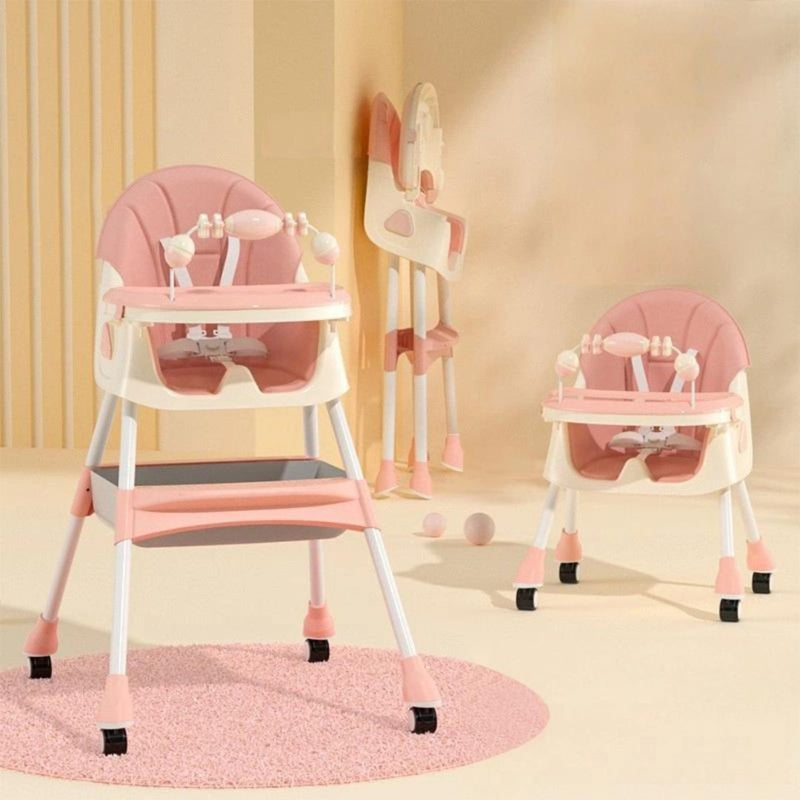 SILLA PARA COMER BEBE E500 ROSADO MUNBE
