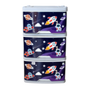 ORGANIZADOR DECORADO ASTRONAUTA X3 RIMO