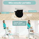 SILLA PARA COMER  BEBE E500 VERDE MUNBE