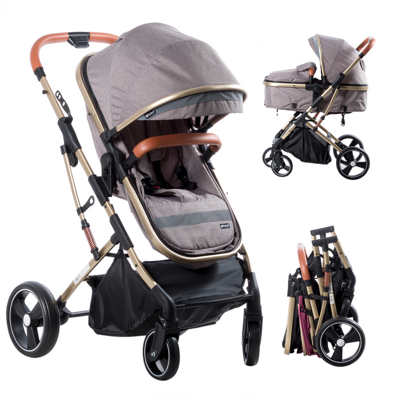 COCHE CUNA MOISES SATURNO EB126 BEIGE EBABY