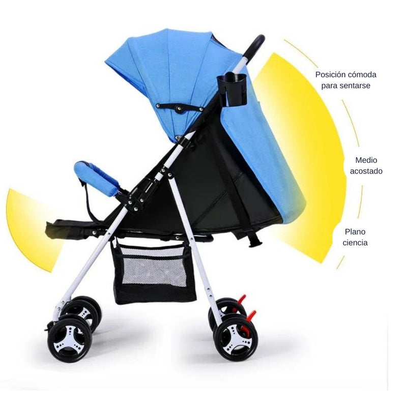 COCHE PASEADOR T016 BABY KAYS AZUL