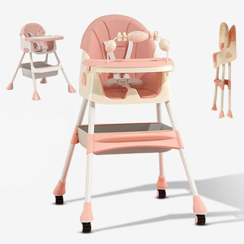 SILLA PARA COMER BEBE E500 ROSADO MUNBE