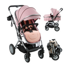 COCHE CUNA MOISES RONDA EB135 ROSADO EBABY