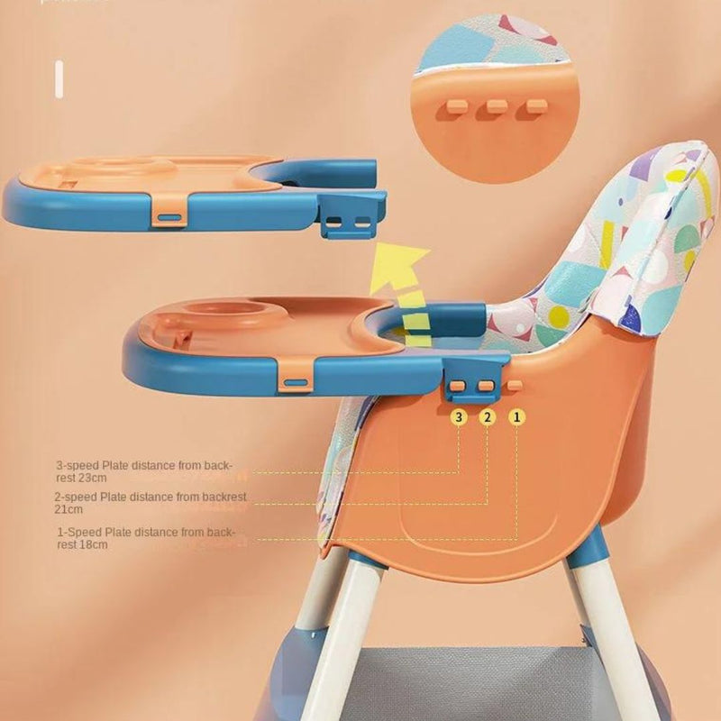 SILLA COMEDOR CM-200 BABY KAYS NARANJA