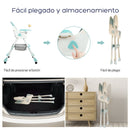 SILLA PARA COMER  BEBE E500 VERDE MUNBE