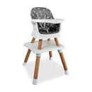 SILLA COMEDOR BABY ELITE DINNER 5 EN 1 1077 BEBESIT GRIS-