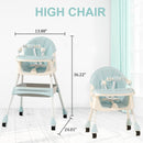 SILLA PARA COMER  BEBE E500 VERDE MUNBE