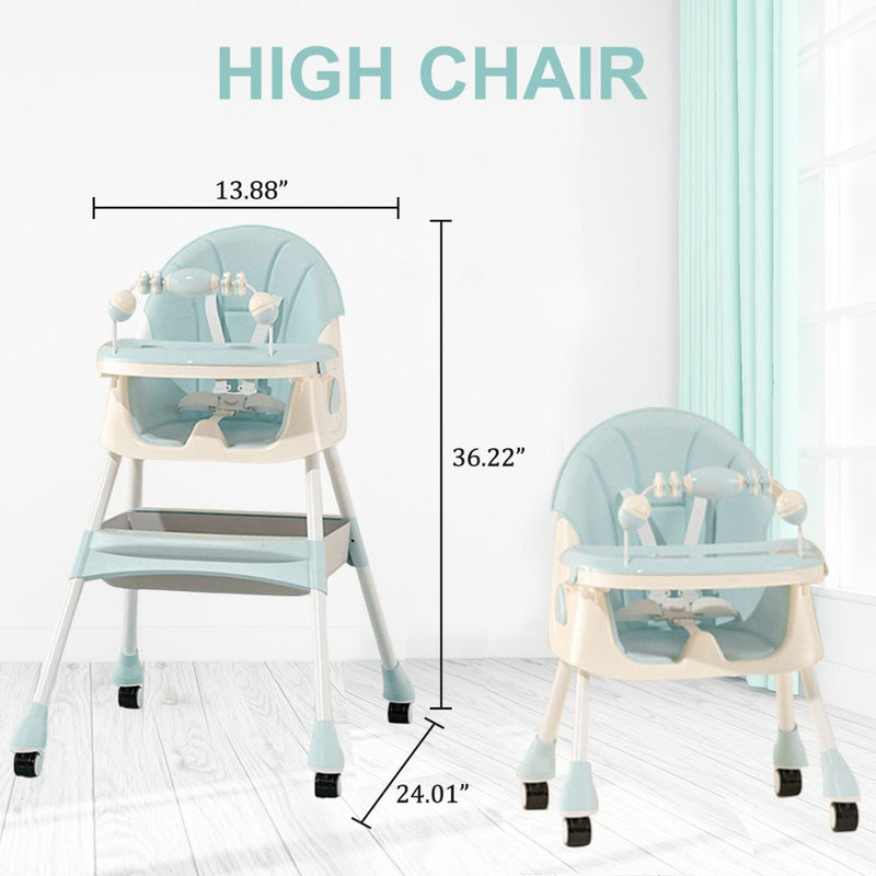 SILLA PARA COMER  BEBE E500 VERDE MUNBE