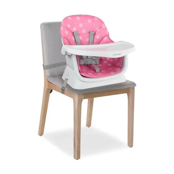 SILLA COMEDOR BABY ELITE DINNER 5 EN 1 1077 BEBESIT ROSADO-