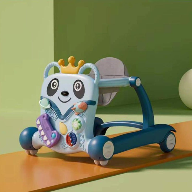 CAMINADOR PARA BEBÉ CON DISEÑO DE PANDA Y JUEGOS INTERACTIVOS Y-W852 MUNBE VERDE
