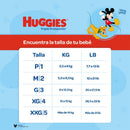PAÑAL HUGGIES XTRA-PROTECT ET2 X25 UND