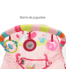 SILLA BOUNCER MUSICAL PB2001  PREMIUM BABY ROSA