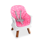 SILLA COMEDOR BABY ELITE DINNER 5 EN 1 1077 BEBESIT ROSADO-
