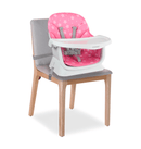 SILLA COMEDOR BABY ELITE DINNER 5 EN 1 1077 BEBESIT ROSADO-