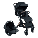 COCHE TRAVEL SYSTEM COMPACTO PIXEL JTS602 BEBESIT NEGRO -