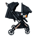 COCHE TRAVEL SYSTEM COMPACTO PIXEL JTS602 BEBESIT NEGRO -