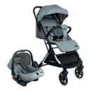 COCHE TRAVEL SYSTEM COMPACTO PIXEL JTS602 BEBESIT GRIS -