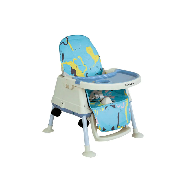 SILLA COMEDOR 3 EN 1 SMART YY22QBL AZUL BEBESIT