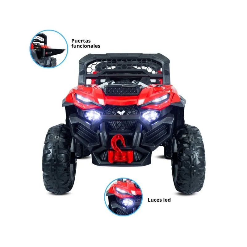 VEHICULO ELÉCTRICO XPLORE DLX RED 12V EMY8888R PRINSEL
