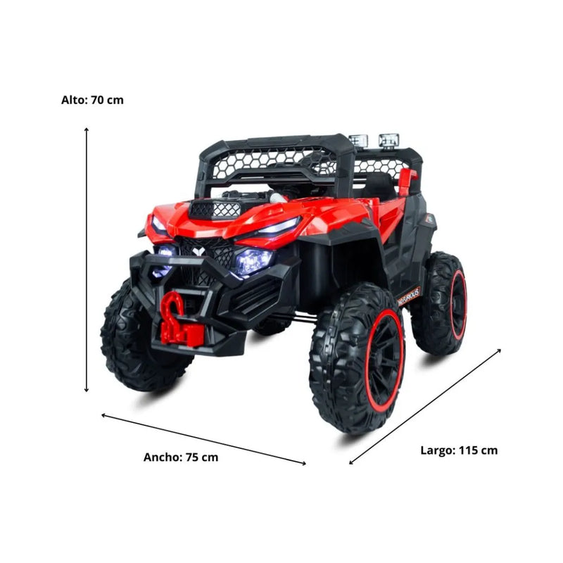 VEHICULO ELÉCTRICO XPLORE DLX RED 12V EMY8888R PRINSEL