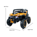 VEHICULO ELÉCTRICO XPLORE DLX ORANGE 12V EMY8888O PRINSEL