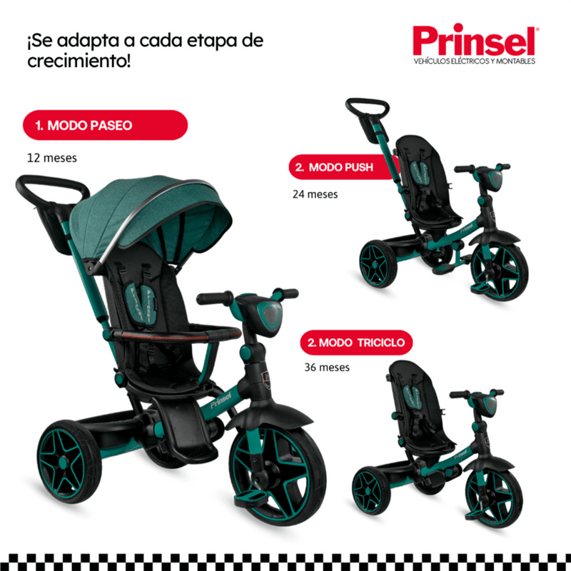 TRICICLO XPLORE 360 SZ223 VERDE PRINSEL