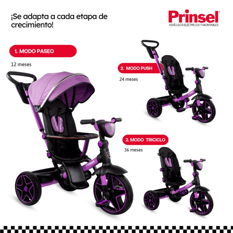 TRICICLO XPLORE 360 SZ223 PURPURA PRINSEL